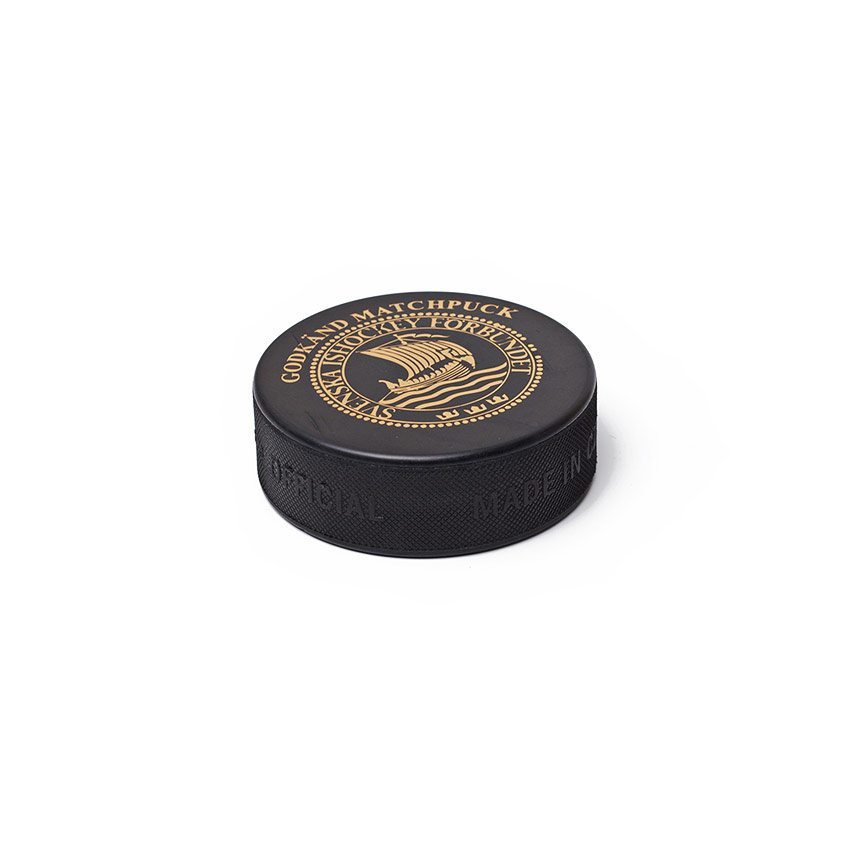 Matchpuck Hockey – Smettfri med ekstra slitesterkt matchtrykk - 100-pakning