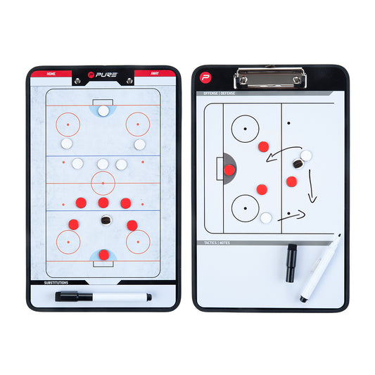 Taktikktavle Hockey – Magnetisk Dobbeltsidig Whiteboard 35x22 cm