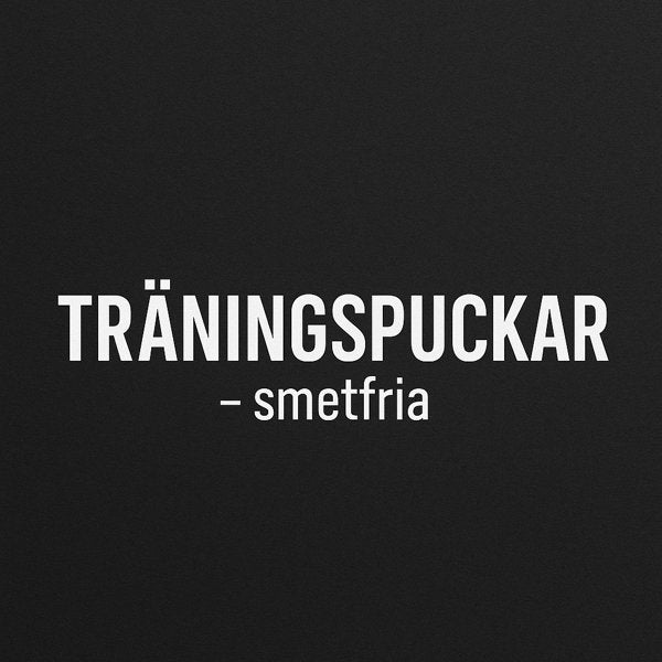 Treningspucker - smørfrie