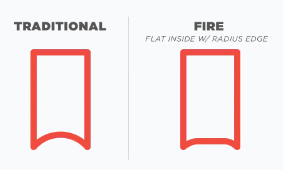 Slipeskiver FIRE (flat bunn) til PS200/PS300