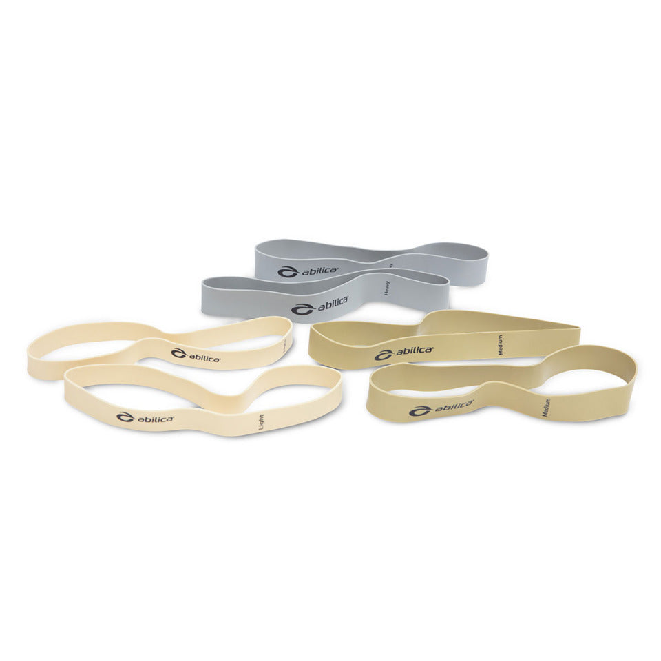 Abilica Miniband RubberBands – Treningsbånd i naturgummi (2-pakning)