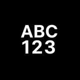 Kan du generere et kvadratisk bilde for Shopify. I bildet skal det være hvit bakgrunn, frilagte bokstaver ABC og under bokstavene skal det være frilagte tall 123. ABC og 123 skal være i samme størrelse og bredde.
