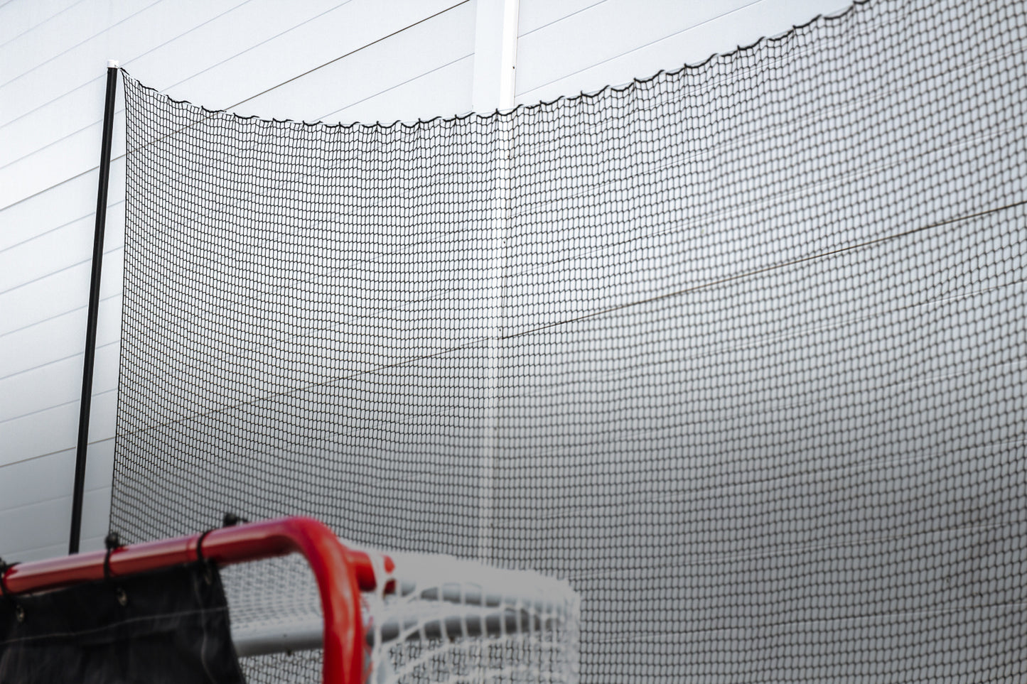 UNITE Beskyttelsesnett Hockey – Komplett backstop med ramme, stolper og nett
